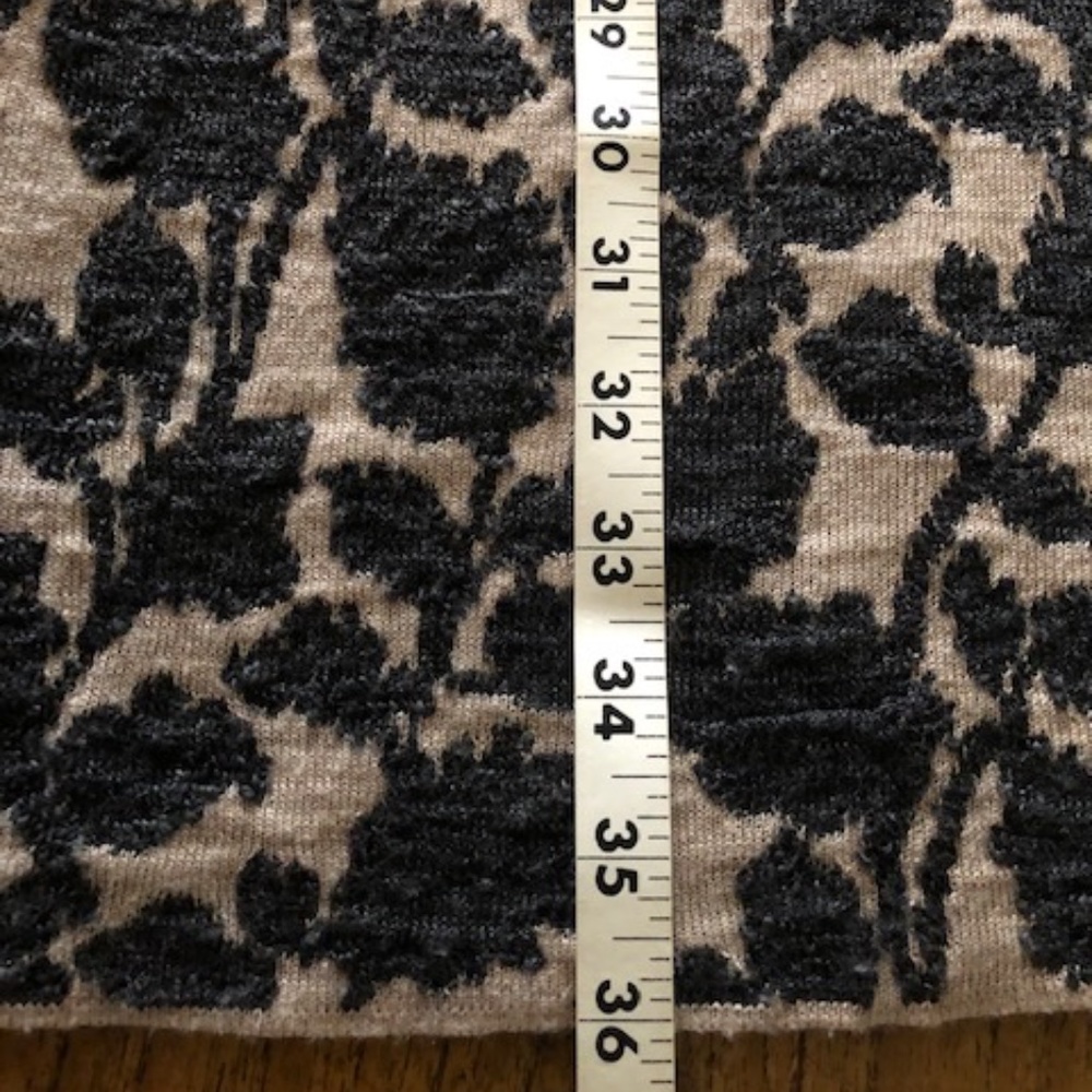 Women's Loft Ann Taylor Dark Charcoal and Tan Knit Dress XS - Picture 11 of 13